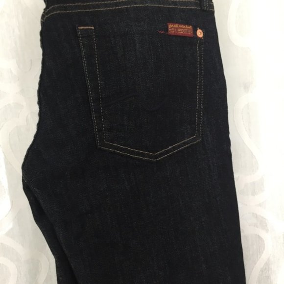 7 For All Mankind The Modern Straight Dark Jeans - Picture 6 of 6